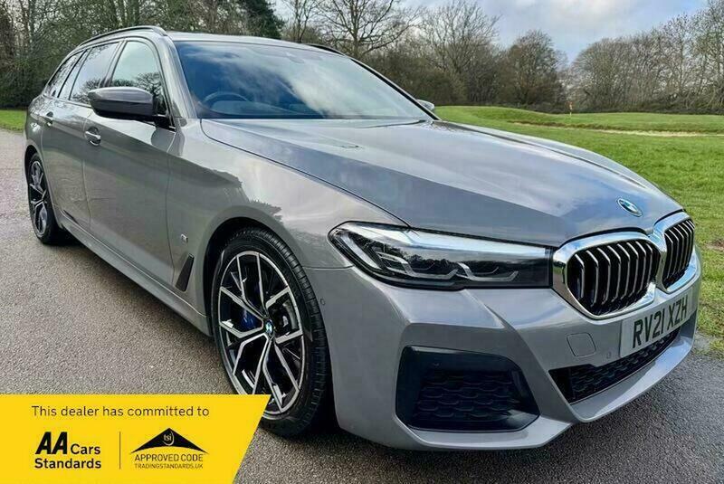 BMW 5 Series 3.0 530D Mht M RV21XZH Grey #5