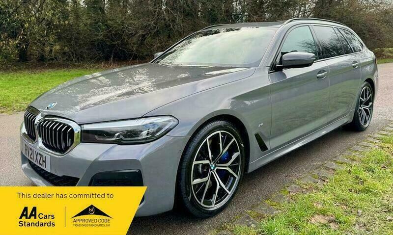 BMW 5 Series 3.0 530D Mht M RV21XZH Grey #4