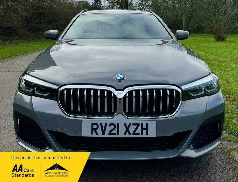 BMW 5 Series 3.0 530D Mht M RV21XZH Grey #3