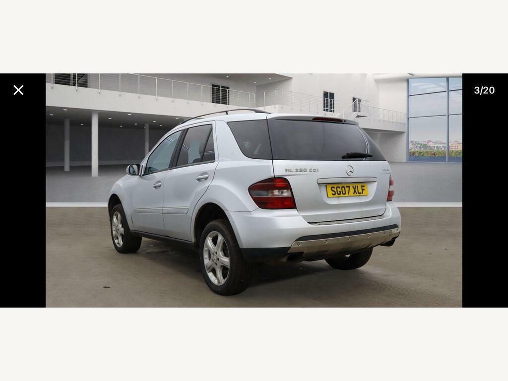 Mercedes-Benz M Class 3.0 Ml280 Cdi Sport SG07XLF Silver #3