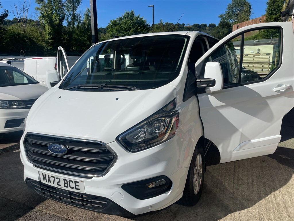 Ford Transit Custom 300 Limited Ecoblue Crew-cab MA72BCE White #6