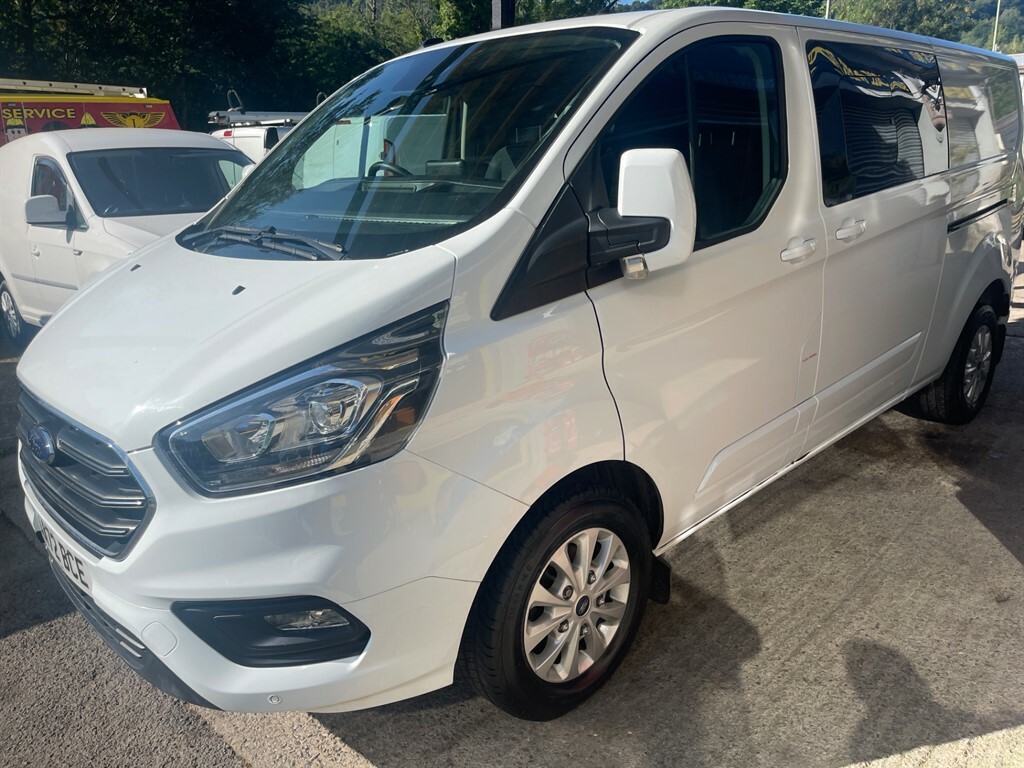 Ford Transit Custom 300 Limited Ecoblue Crew-cab MA72BCE White #2