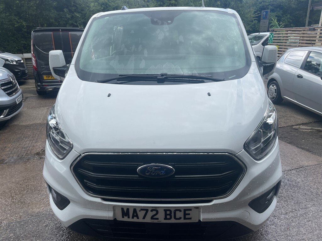 Ford Transit Custom 300 Limited Ecoblue Crew-cab MA72BCE White #4