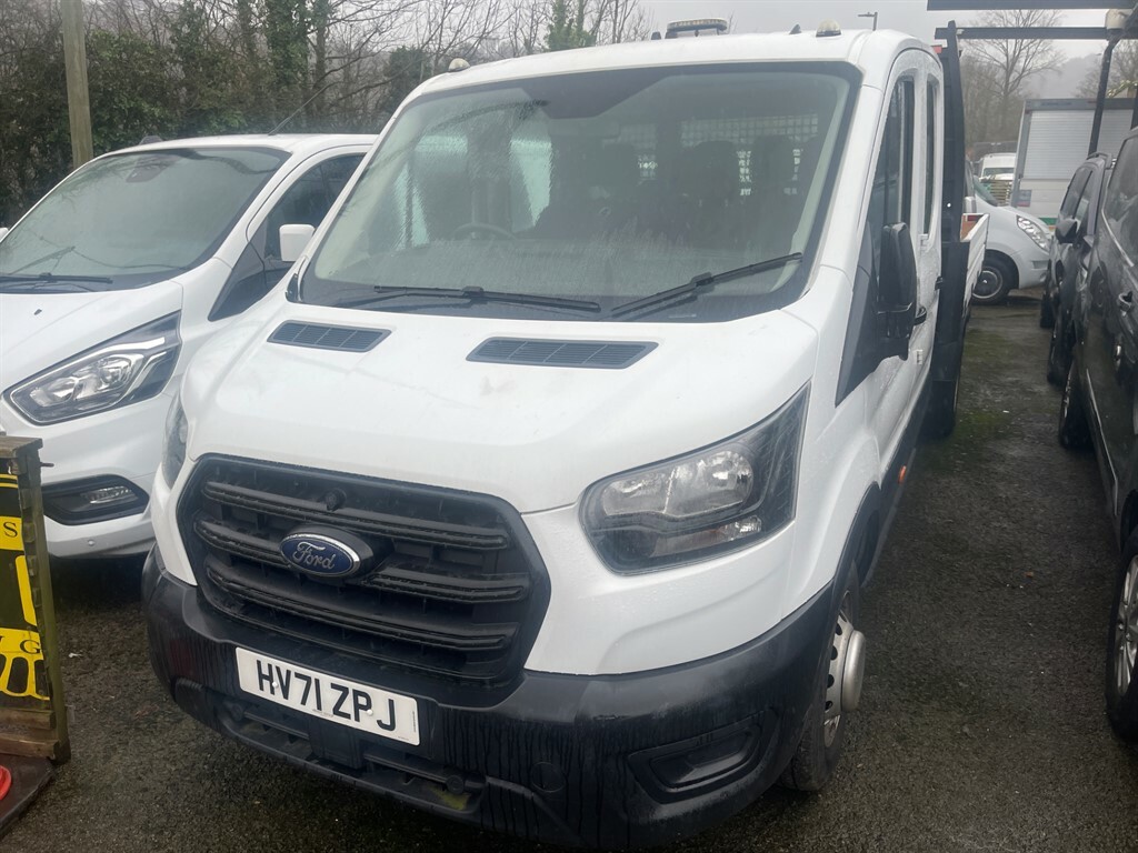 Ford Transit Custom 350 Leader Cc Ecoblue 7 Seater Tipper White