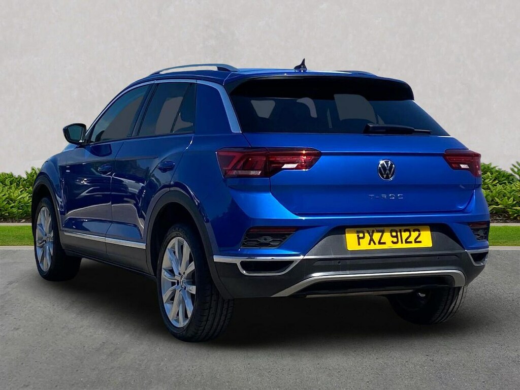 Volkswagen T-Roc 1.5 Tsi Evo Sel Dsg PXZ9122 Blue #2