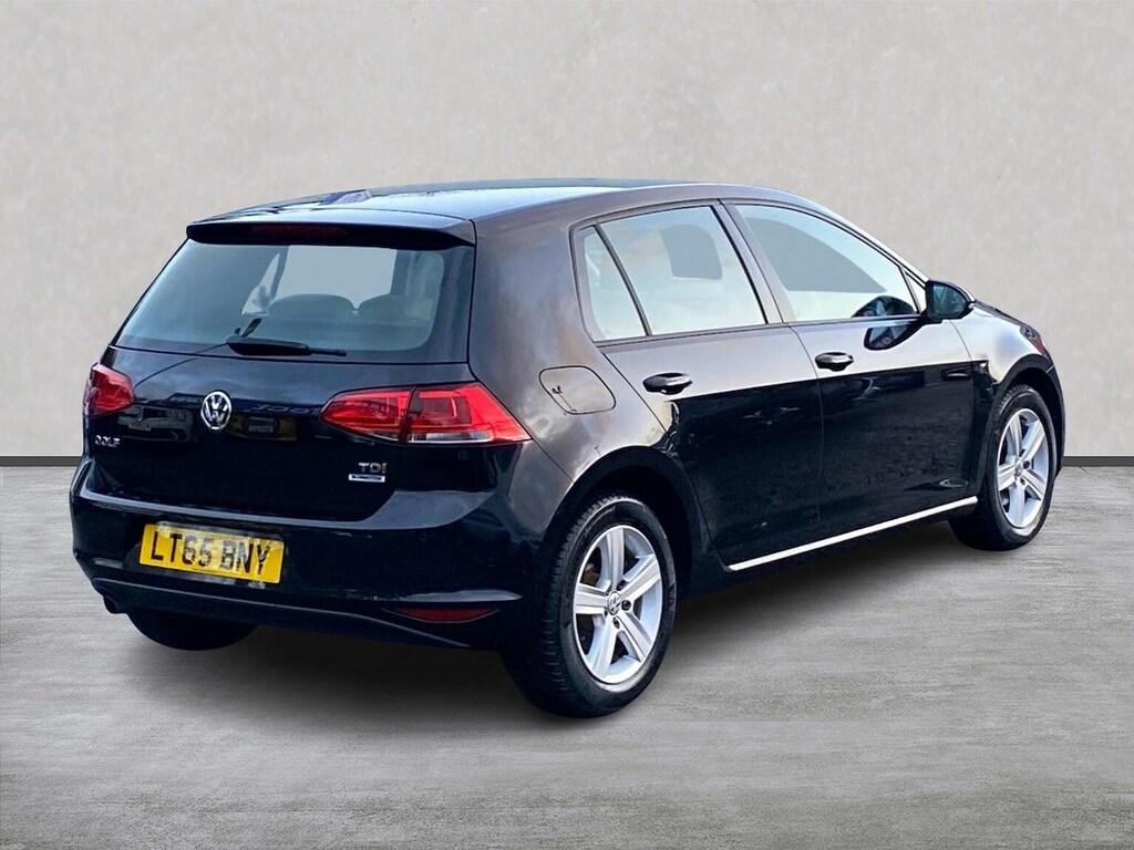 Volkswagen Golf 1.6 Tdi 110 Match Dsg Black #2