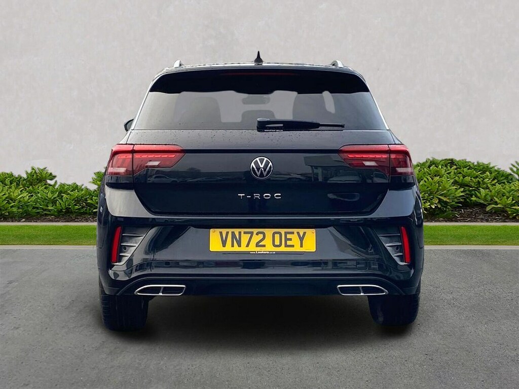 Volkswagen T-Roc 1.5 Tsi R-line Suv Dsg Euro 6 Ss 15 VN72OEY Black #4