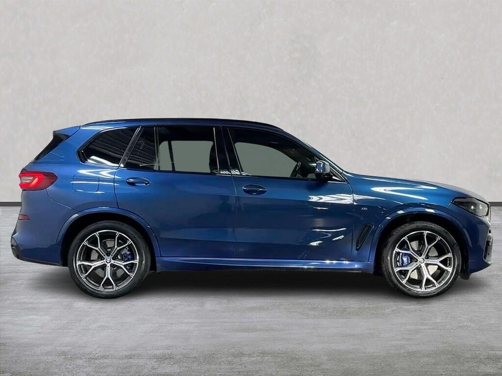 BMW X5 3.0 30D Mht M Sport Suv Hybrid Xdr FM70HMH Blue #3