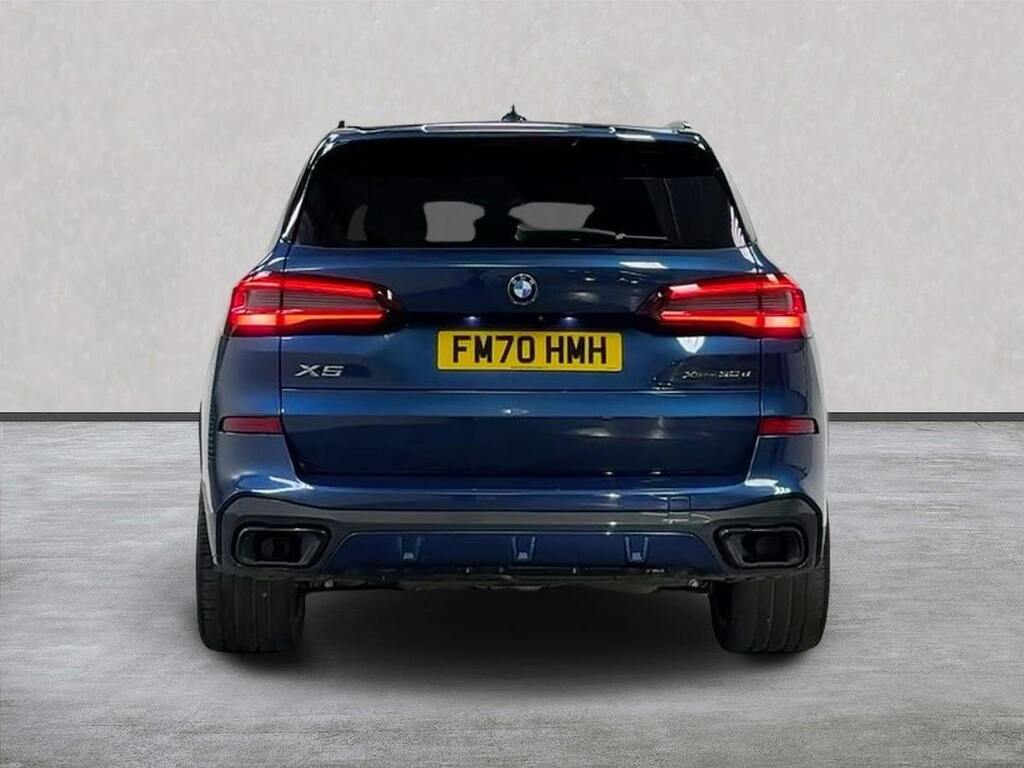 BMW X5 3.0 30D Mht M Sport Suv Hybrid Xdr FM70HMH Blue #4