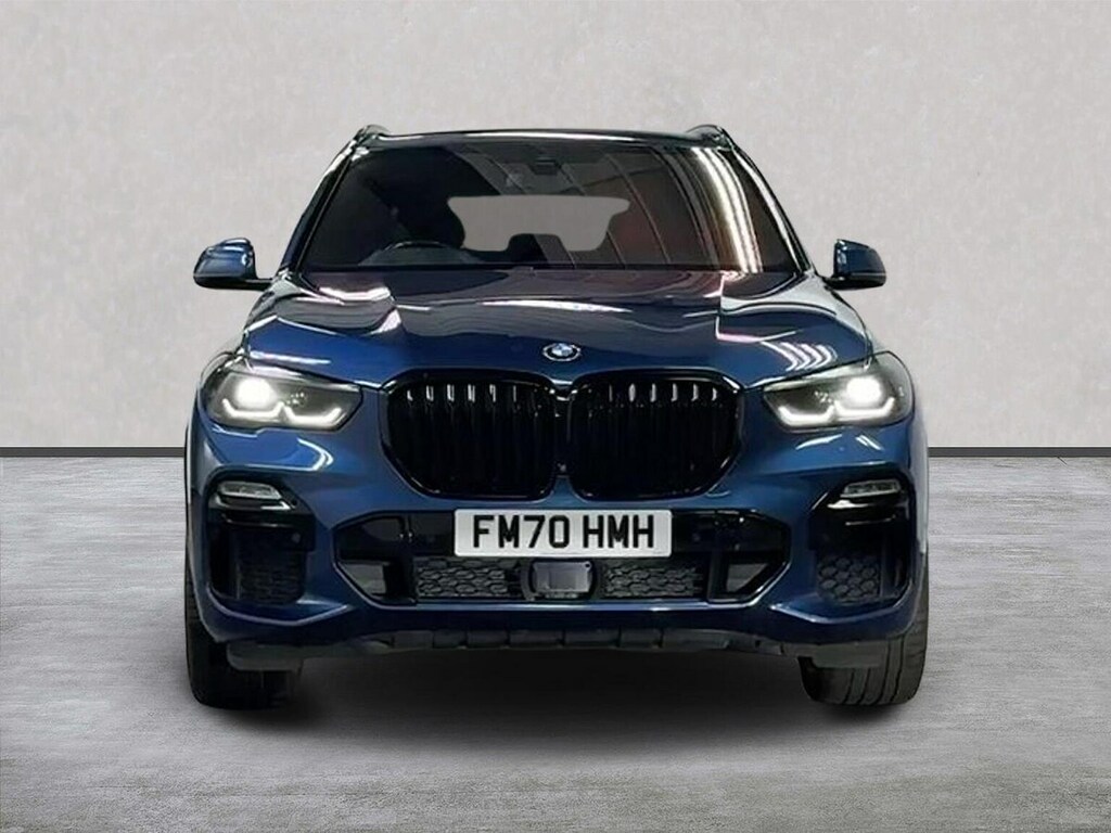 BMW X5 3.0 30D Mht M Sport Suv Hybrid Xdr FM70HMH Blue #5