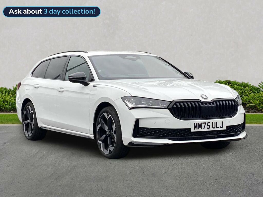 Skoda Superb 1.5 Tsi Iv 25.7Kwh Sportline Estate Plu White