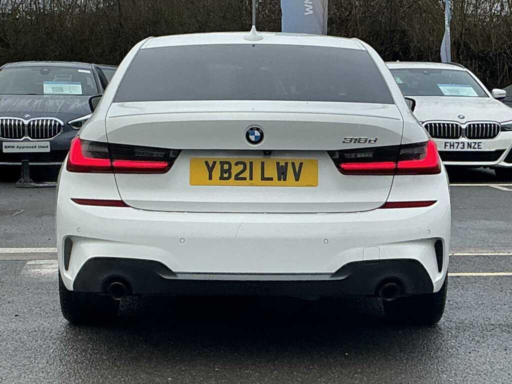 BMW 3 Series 318D Mht M Sport Step YB21LWV White #4
