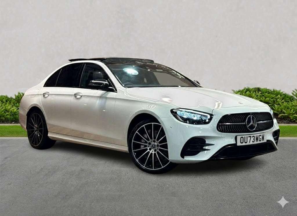 Mercedes-Benz E Class E450 4Matic Amg Line Night Ed Prem 9G-tronic White