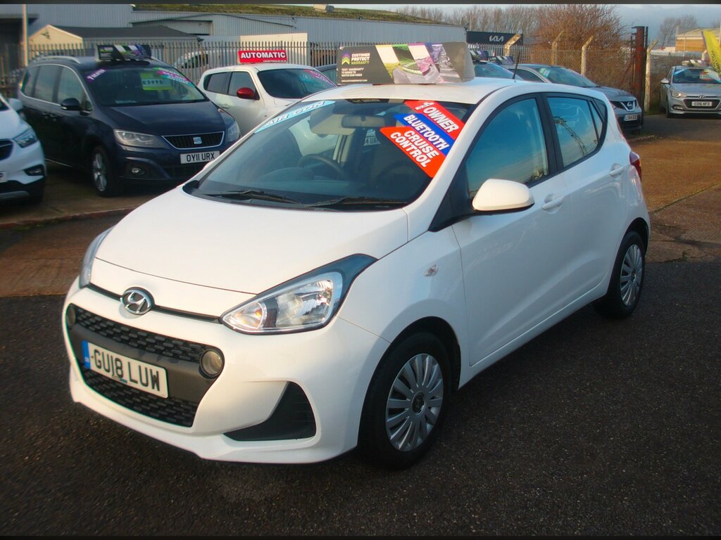 Hyundai I10 1.0 Se 5-Door GU18LUW White #3