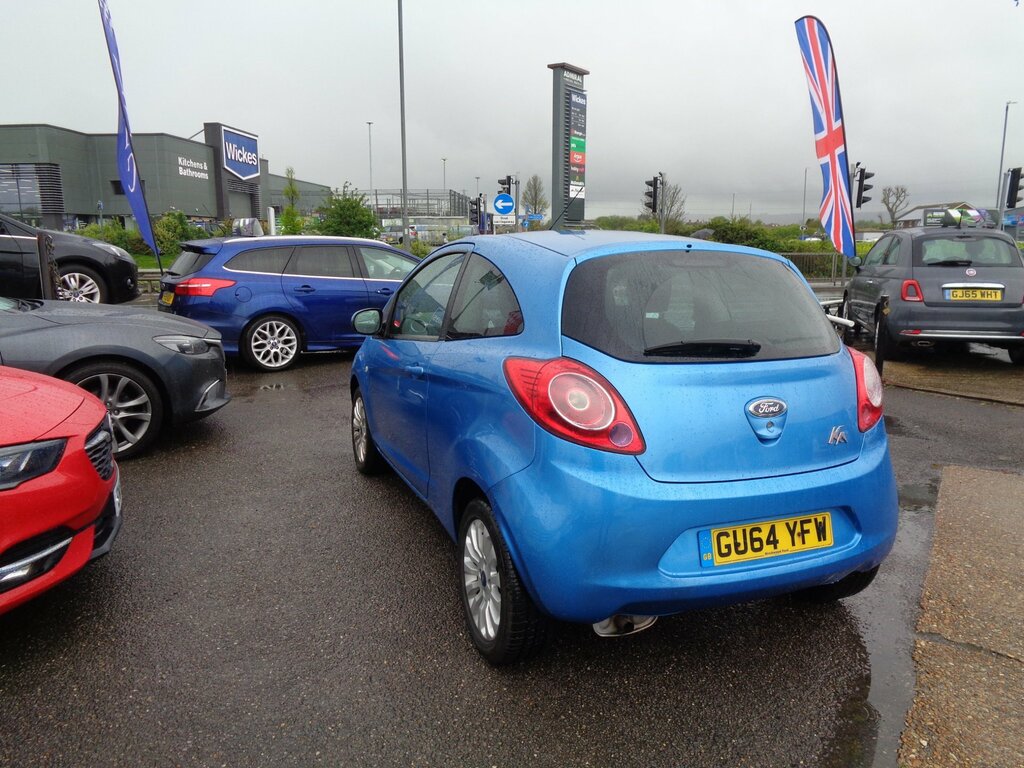 Ford KA 1.25Zetec 3-Door GU64YFW Blue #4