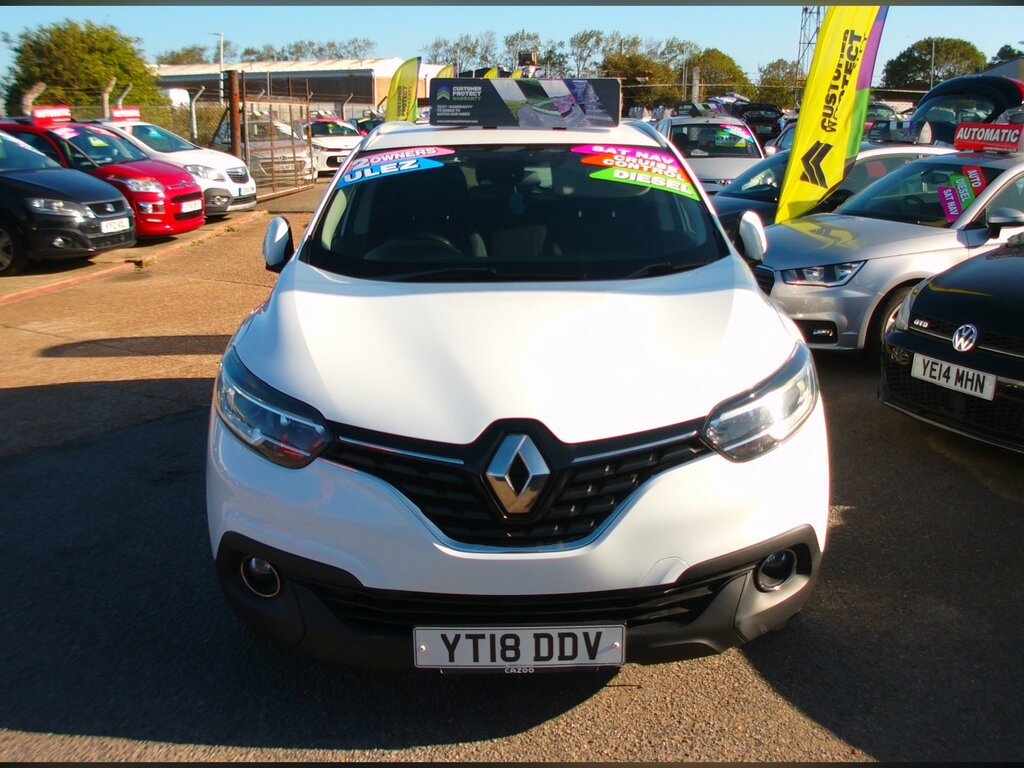 Renault Kadjar 1.5 Dci Dynamique Nav Suv Euro 6 YT18DDV White #2