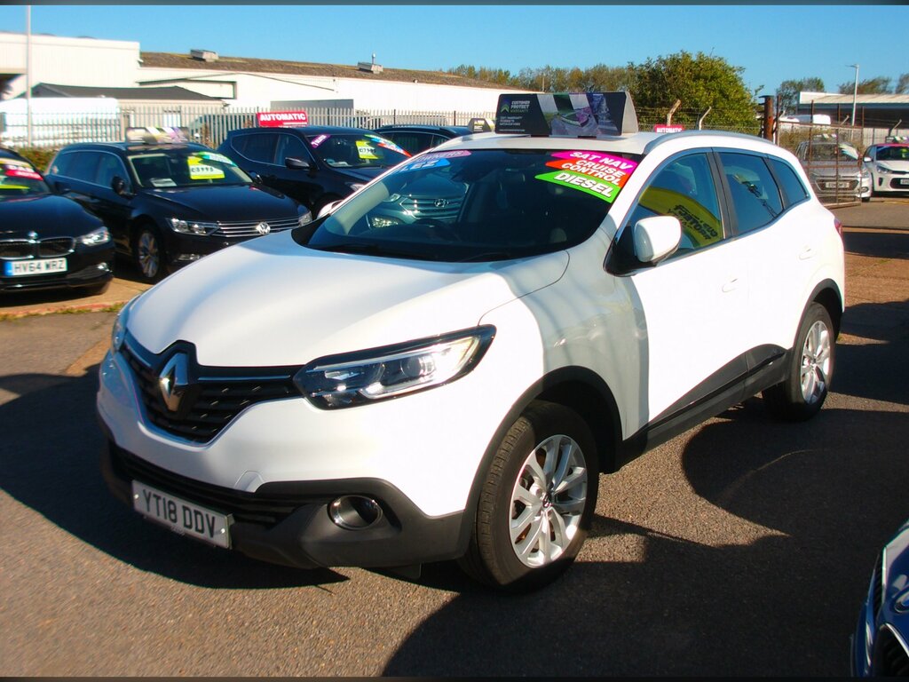 Renault Kadjar 1.5 Dci Dynamique Nav Suv Euro 6 YT18DDV White #3