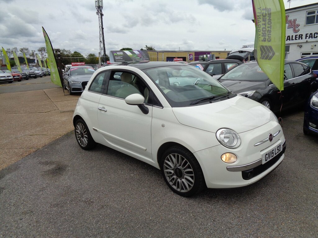 Fiat 500 1.2 Lounge 3-Door White