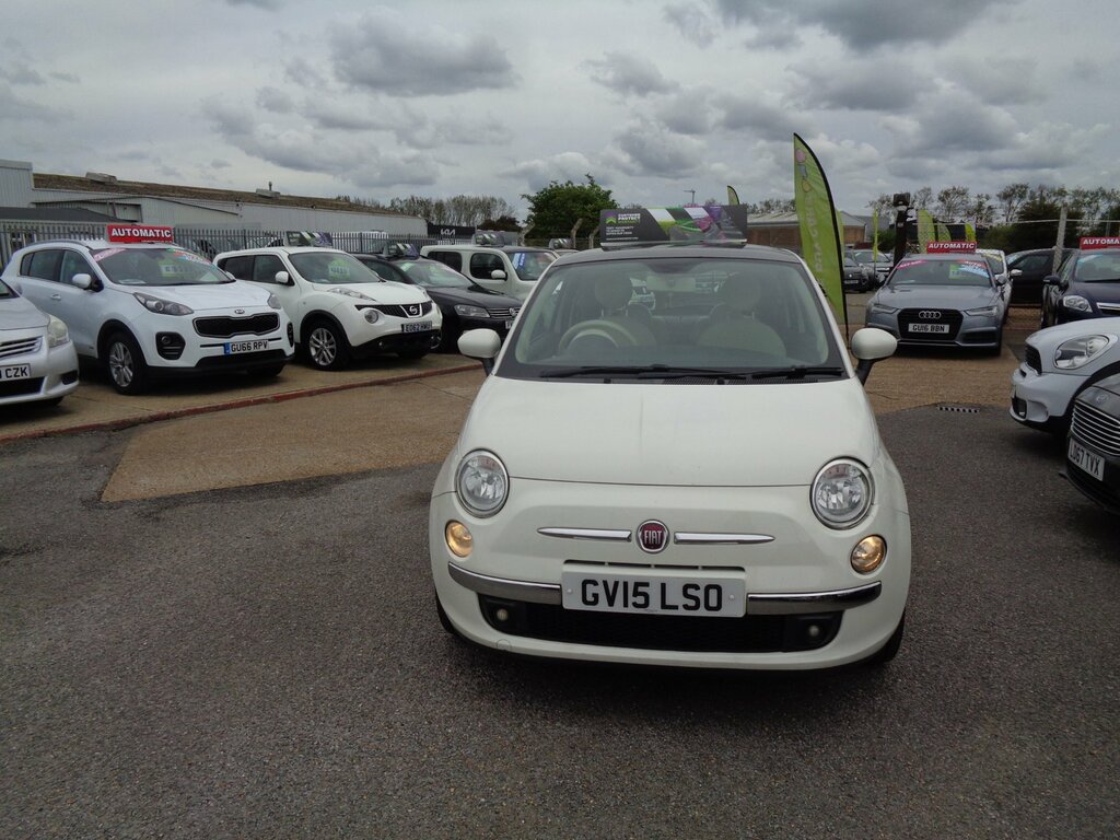 Fiat 500 1.2 Lounge 3-Door GV15LSO White #2