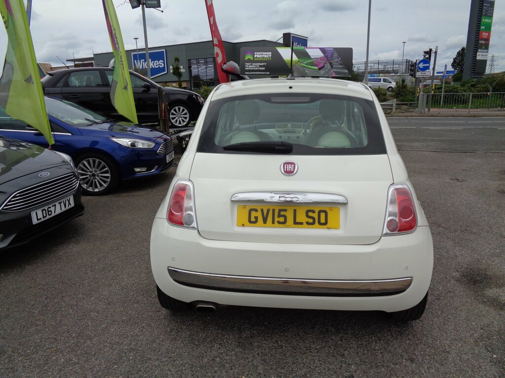 Fiat 500 1.2 Lounge 3-Door GV15LSO White #5