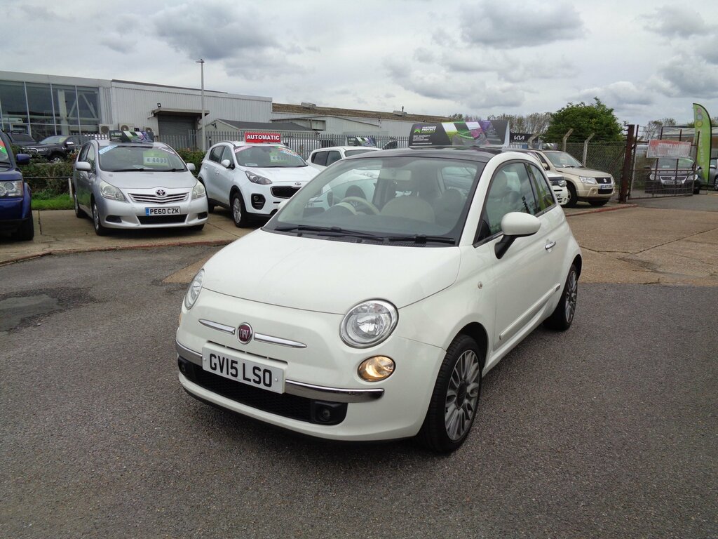 Fiat 500 1.2 Lounge 3-Door GV15LSO White #3