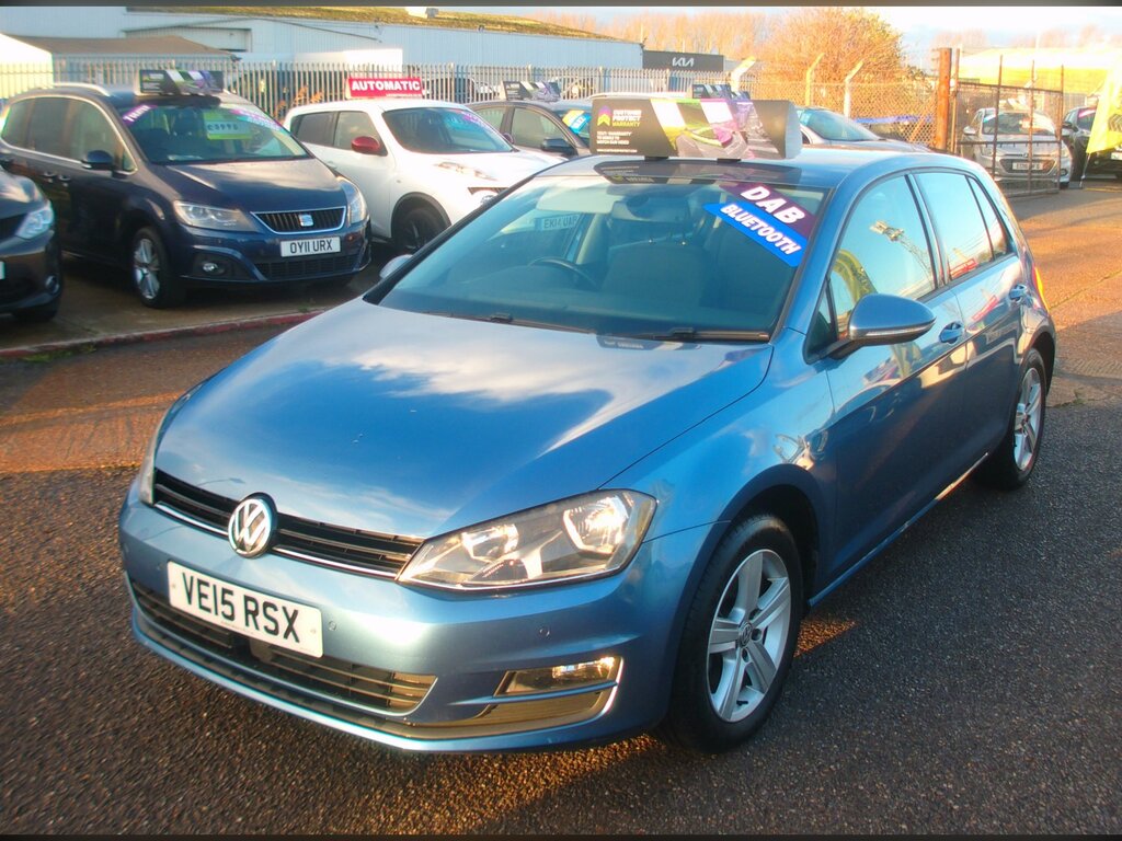 Volkswagen Golf 1.4 Tsi Bluemotion Tech Match Hatchback VE15RSX Blue #3