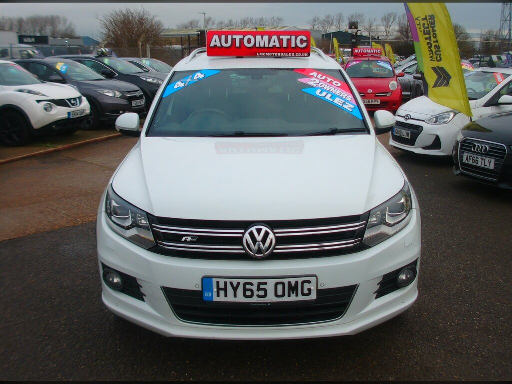 Volkswagen Tiguan 2.0 Tdi Bluemotion Tech R-line Suv D HY65OMG White #2