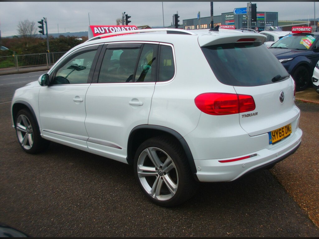 Volkswagen Tiguan 2.0 Tdi Bluemotion Tech R-line Suv D HY65OMG White #4