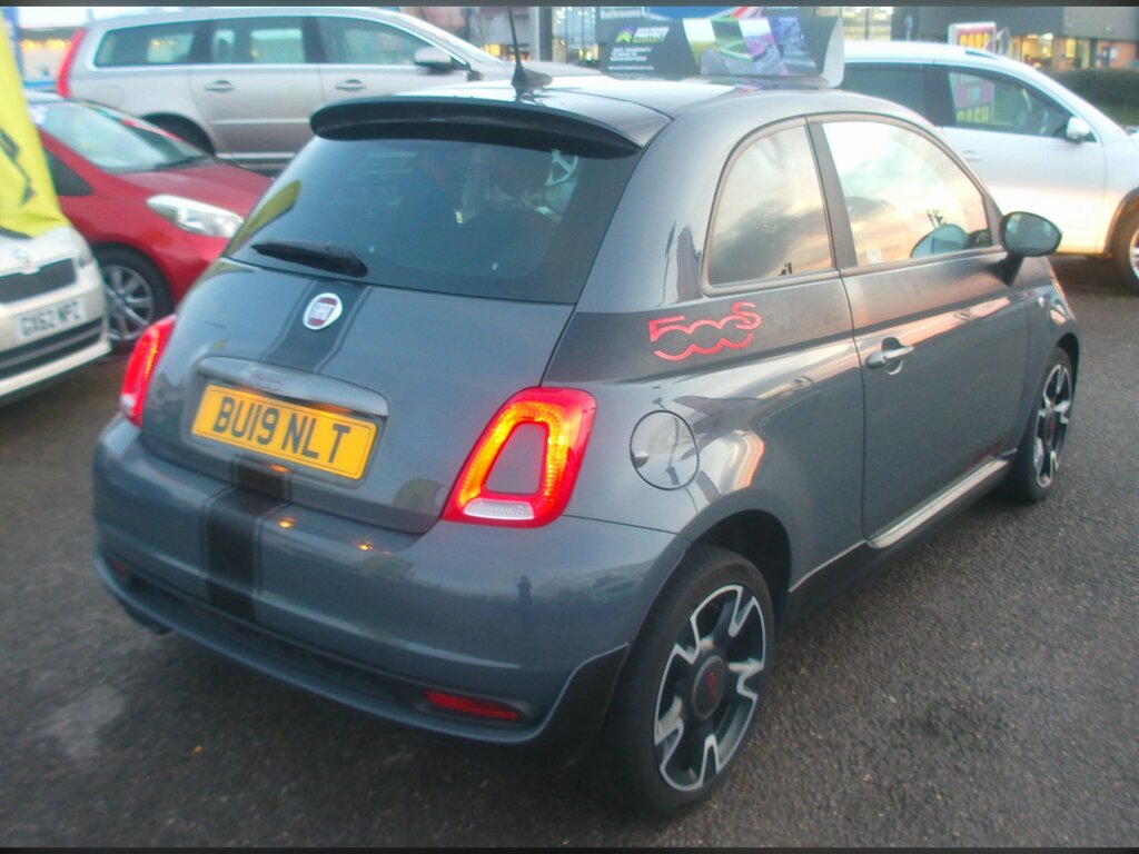 Fiat 500 0.9 Twinair S Hatchback Euro 6 BU19NLT Grey #6