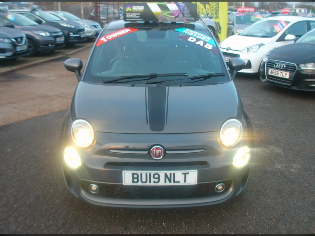 Fiat 500 0.9 Twinair S Hatchback Euro 6 BU19NLT Grey #2
