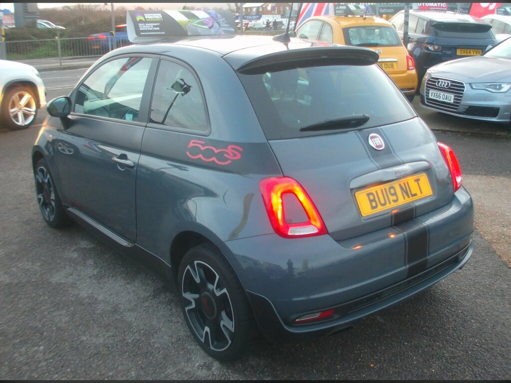 Fiat 500 0.9 Twinair S Hatchback Euro 6 BU19NLT Grey #4