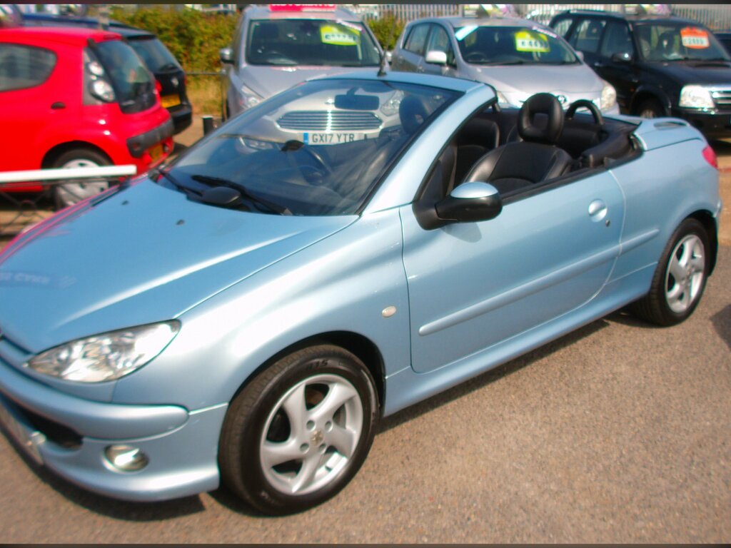 Peugeot 206 1.6 Allure S Coupe Hard Top Cabriolet 2-Door Silver #4