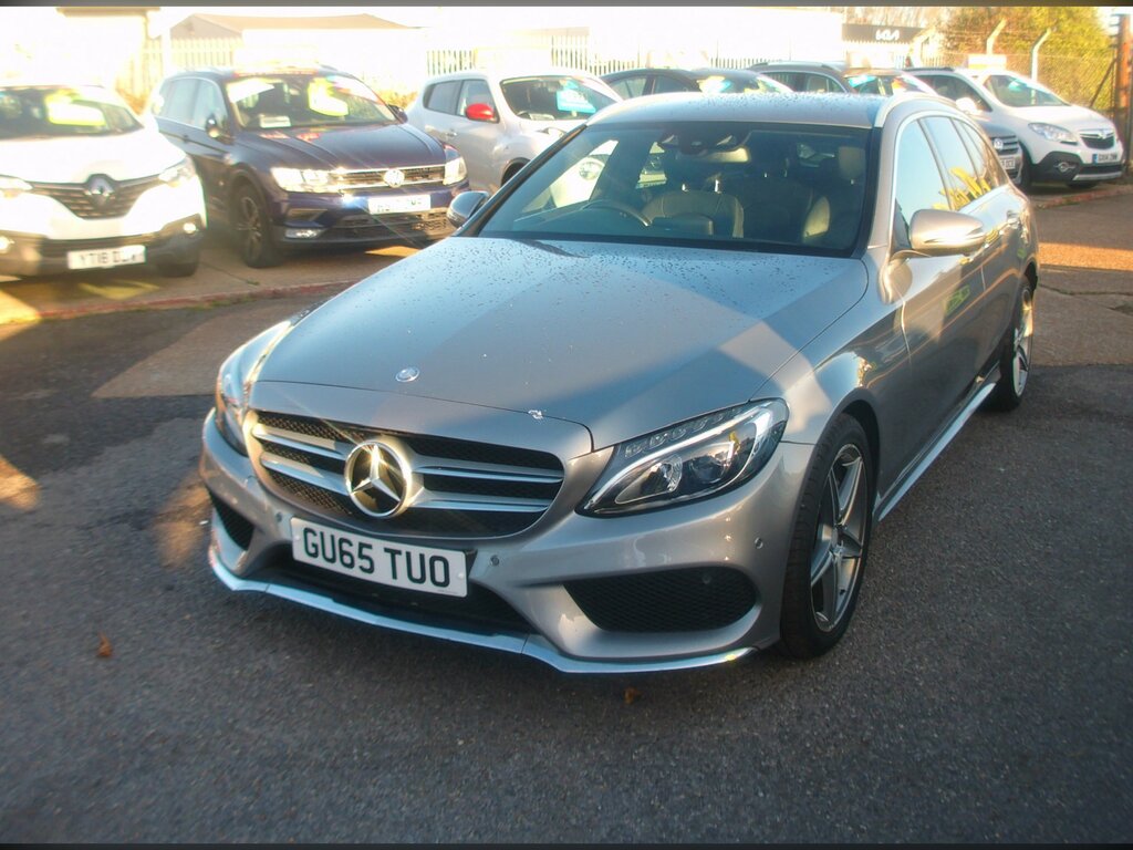 Mercedes-Benz C Class Estate 2.1 C220d Amg Line Estate Die GU65TUO Silver #3