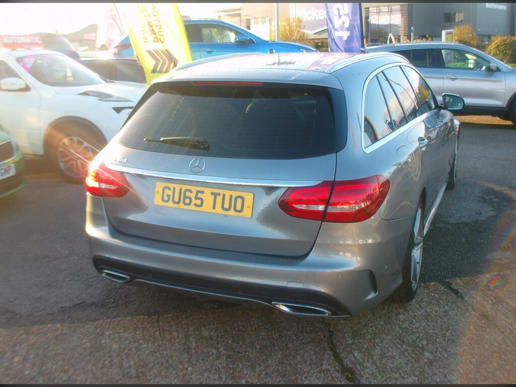 Mercedes-Benz C Class Estate 2.1 C220d Amg Line Estate Die GU65TUO Silver #6