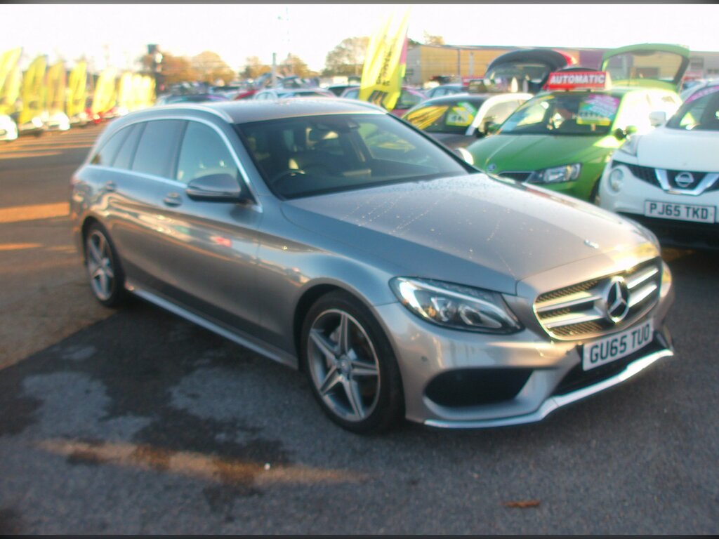Mercedes-Benz C Class Estate 2.1 C220d Amg Line Estate Die Silver