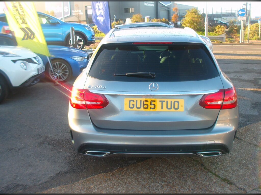 Mercedes-Benz C Class Estate 2.1 C220d Amg Line Estate Die GU65TUO Silver #5