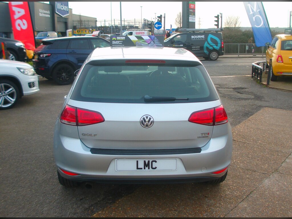 Volkswagen Golf 1.6 Tdi Bluemotion Tech Se Hatchback Ma PN13PGZ Silver #5