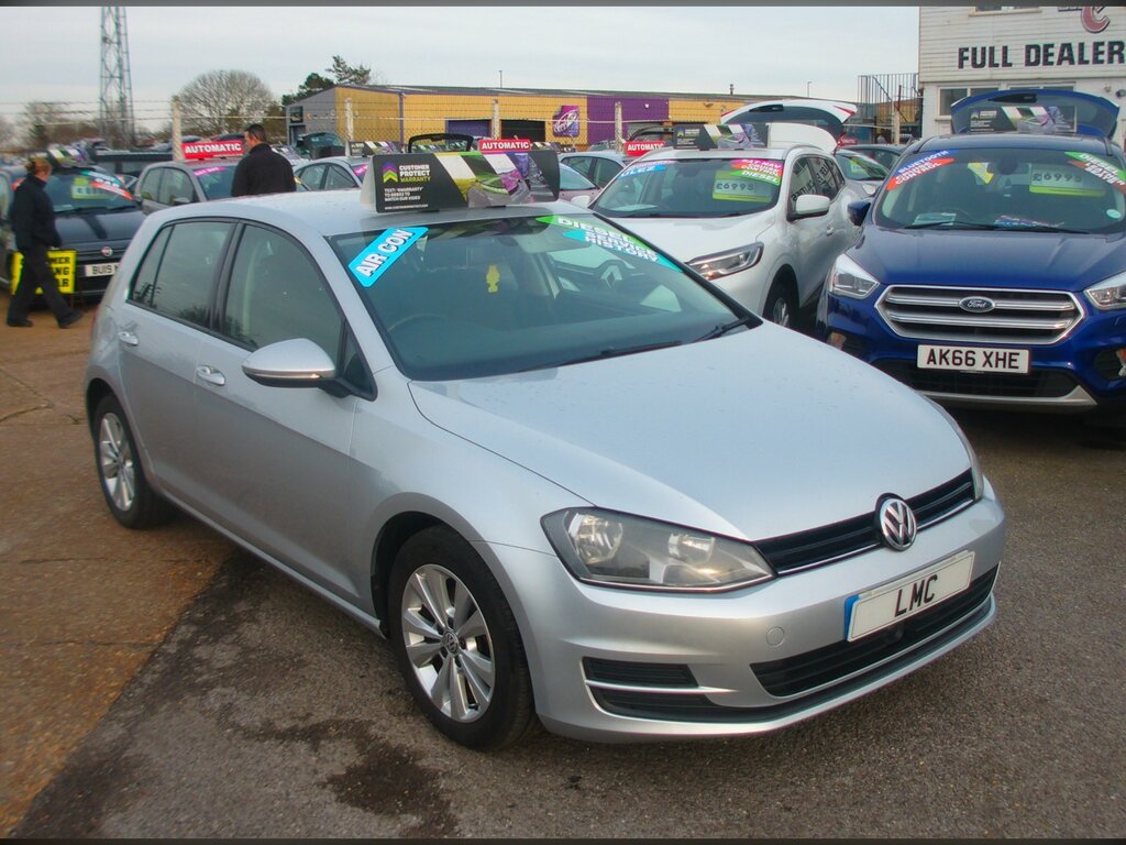 Volkswagen Golf 1.6 Tdi Bluemotion Tech Se Hatchback Ma Silver