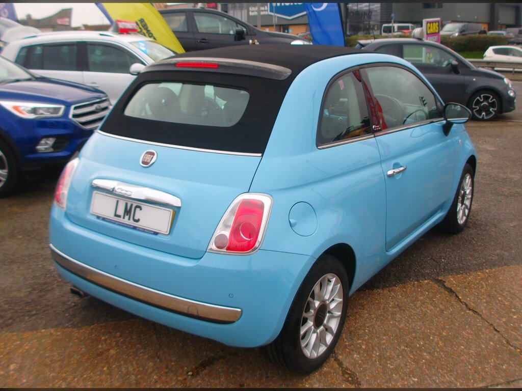 Fiat 500C 1.2 Lounge Convertible Blue #6