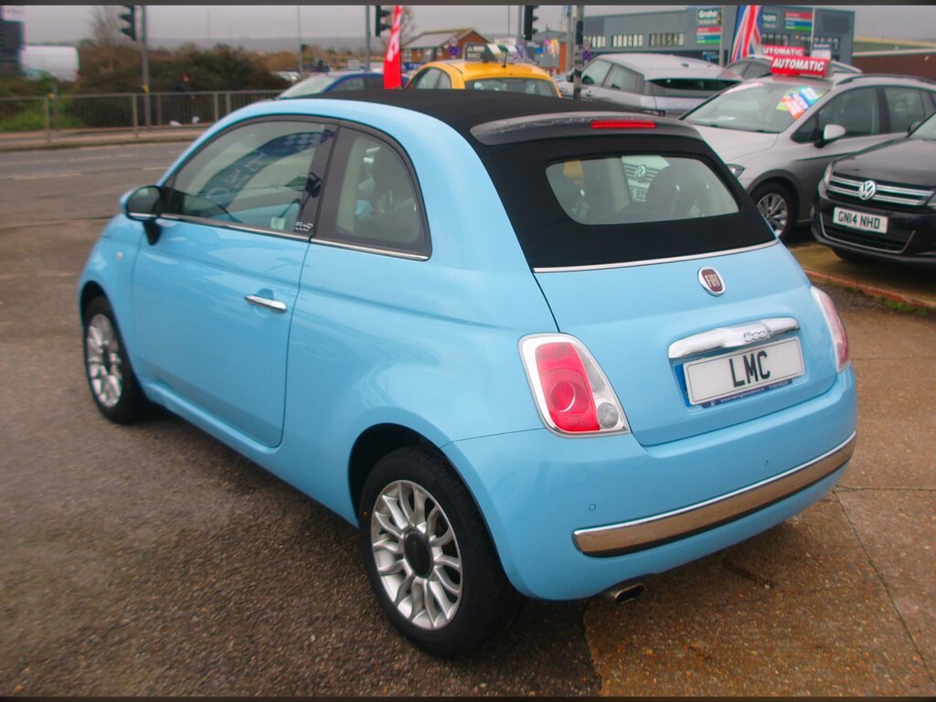 Fiat 500C 1.2 Lounge Convertible Blue #4