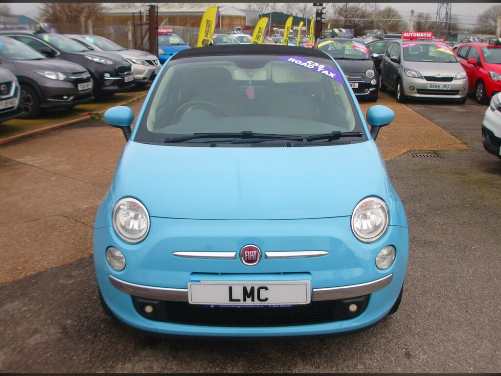 Fiat 500C 1.2 Lounge Convertible Blue #2