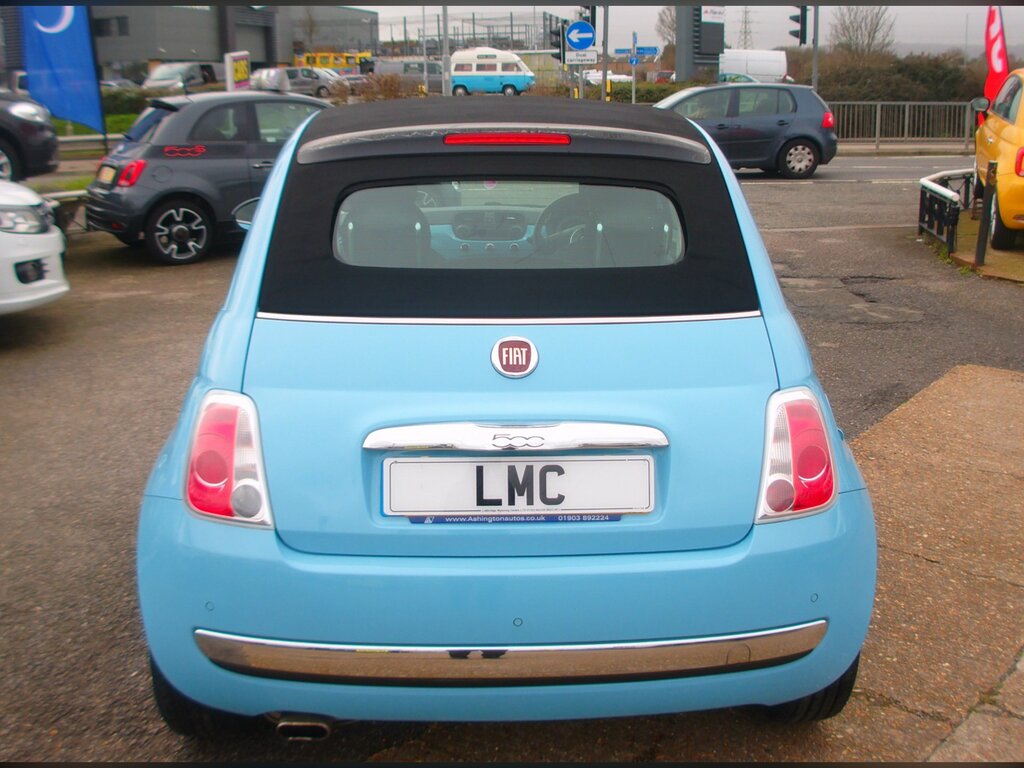 Fiat 500C 1.2 Lounge Convertible Blue #5