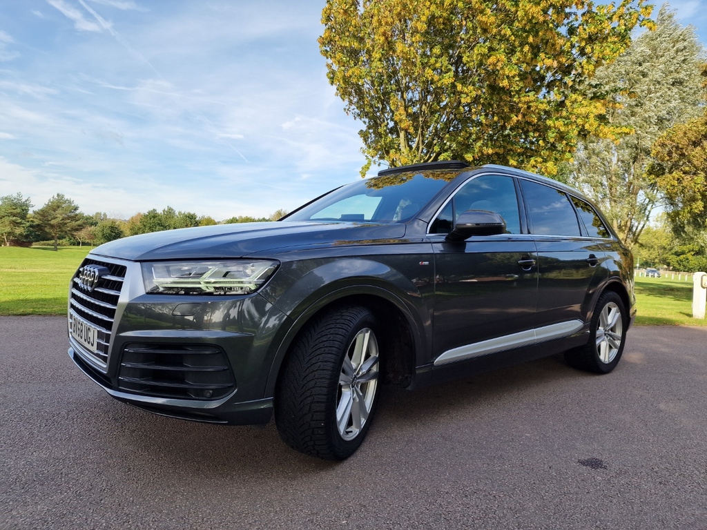 Audi Q7 3 0 Tdi V6 50 S Line Tiptronic Quattro Euro 6 S S BV68UGJ Grey #3
