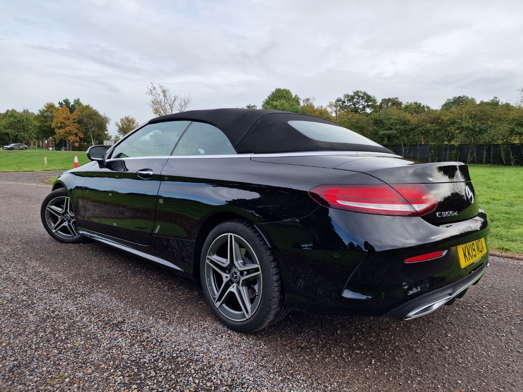 Mercedes-Benz C Class 2 0 C300d Amg Line Premium Plus Cabriolet G Tronic KK19MOA #5