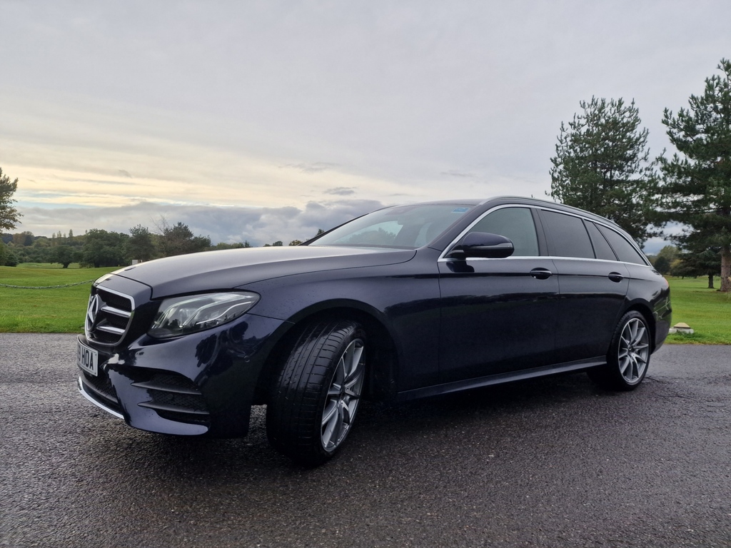 Mercedes-Benz E Class 2 0 E220d Amg Line Edition Premium G Tronic 4Matic SL69HOA Blue #3