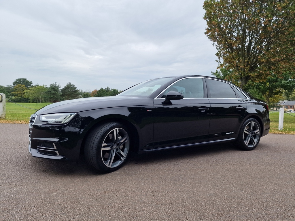Audi A4 2 0 Tdi S Line S Tronic Quattro Euro 6 S S Black #3