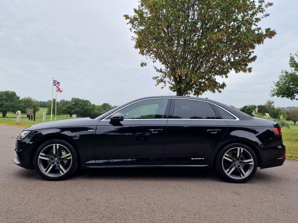 Audi A4 2 0 Tdi S Line S Tronic Quattro Euro 6 S S Black #4