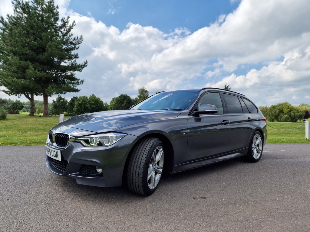 BMW 3 Series 2 0 320I M Sport Touring Euro 6 S S NK65UGN Grey #3
