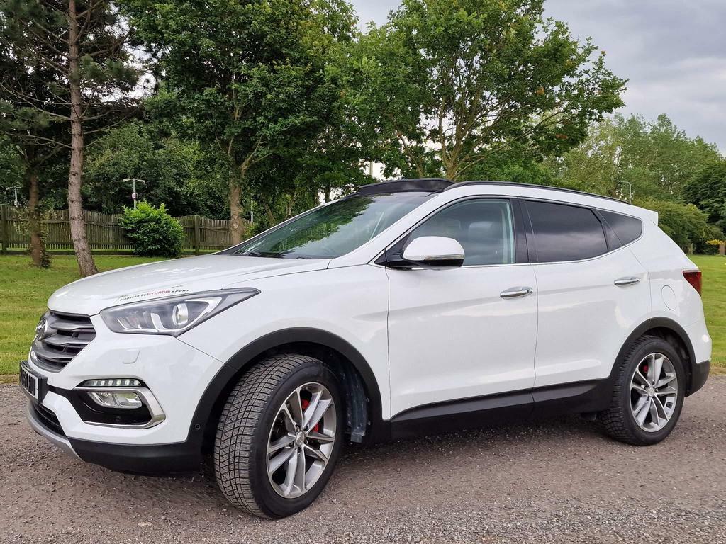 Hyundai Santa Fe 2 2 Crdi Blue Drive Premium Se 4Wd Euro 6 S S White #4