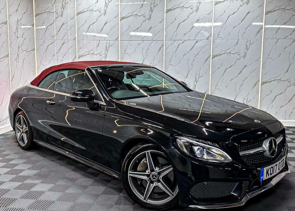 Mercedes-Benz C Class 2.1 C250d Amg Line Premium Plus Cabriolet G-tron KO17OTB Black #4